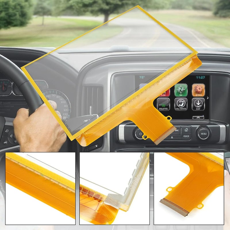 BHB 8" Inch Touchscreen Compatible with Chevrolet Silverado Suburban Tahoe & GMC Yukon Sierra 2015-2018 Direct Replacement for DJ080PA-01A and DJ080EA-01B - Image 2